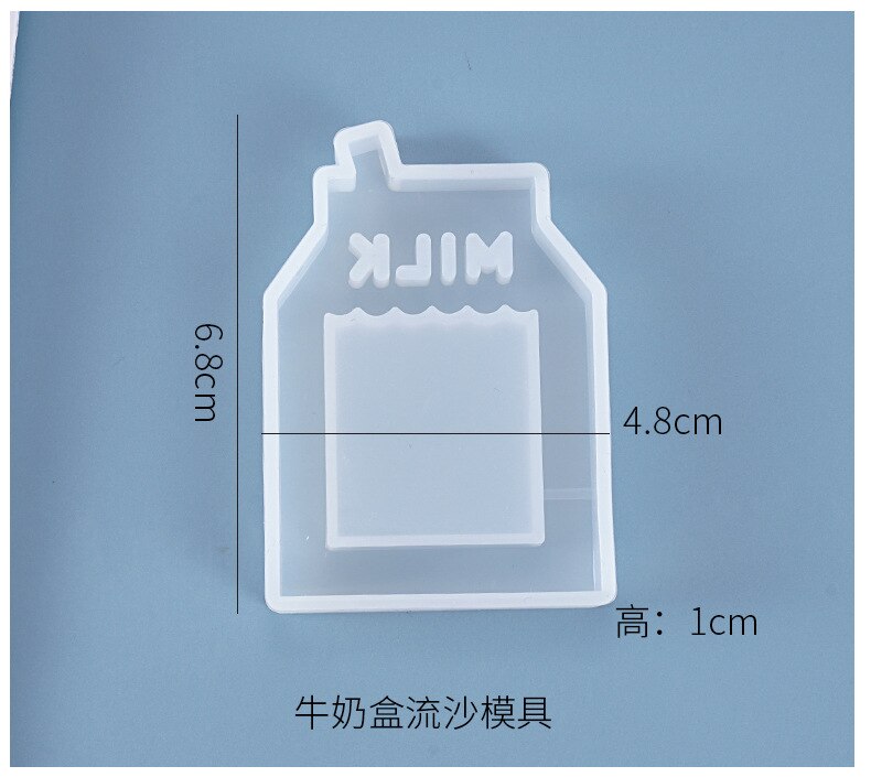 DIY Crystal Epoxy Quicksand Resin Mold Pendant Jewelry Game Machine Milk Box Silicone Mold For Resin: 05