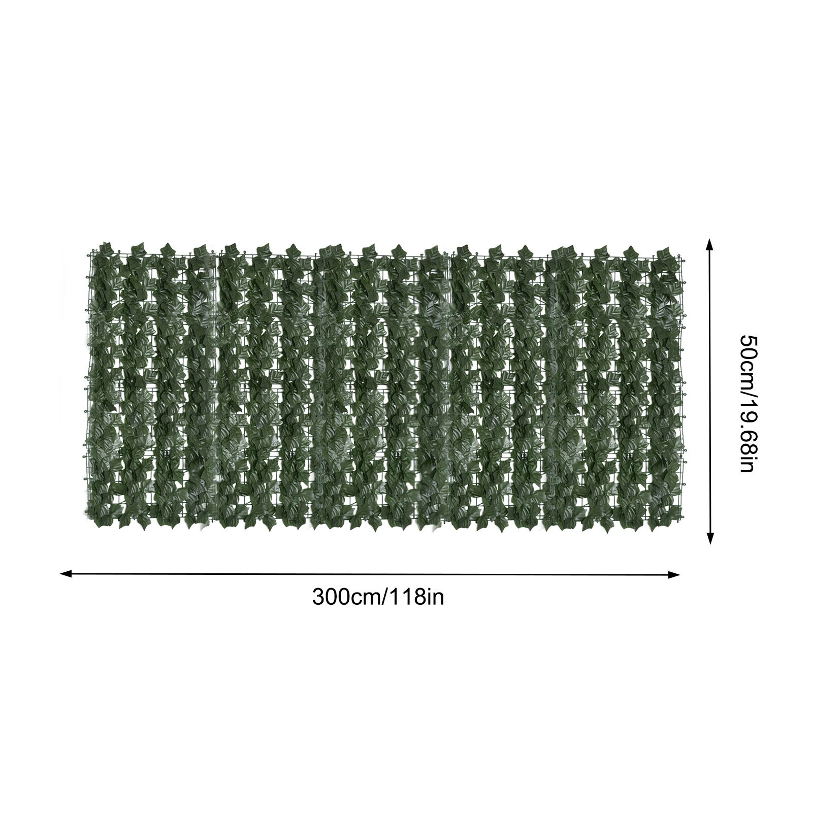 Simulation Leaf Fence Net Parthenocissus Balcony Fence Garden Rattan Can Be Arbitrarily Spliced Disassembled And Cut: B 0.5x3m