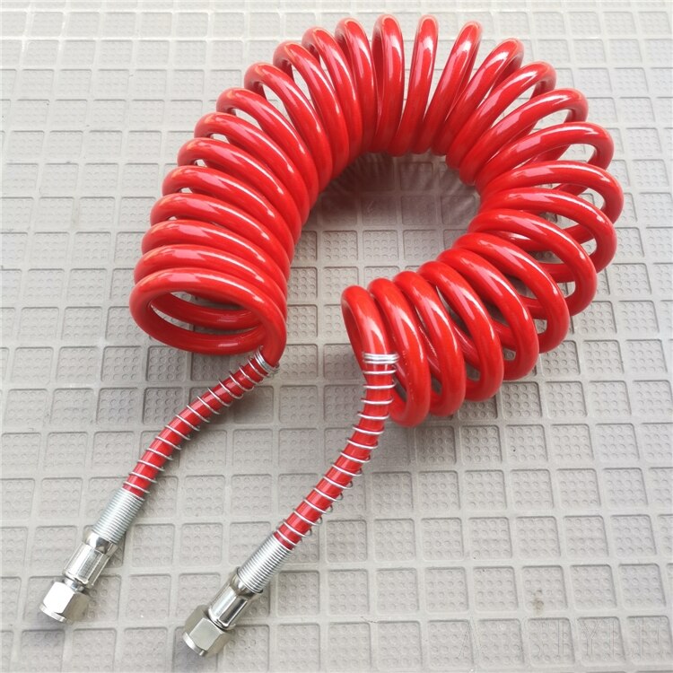 Three-layer fully braided pipe spiral pipe traction truck explosion-proof, pressure-resistant and anti-freeze PU connecting pipe