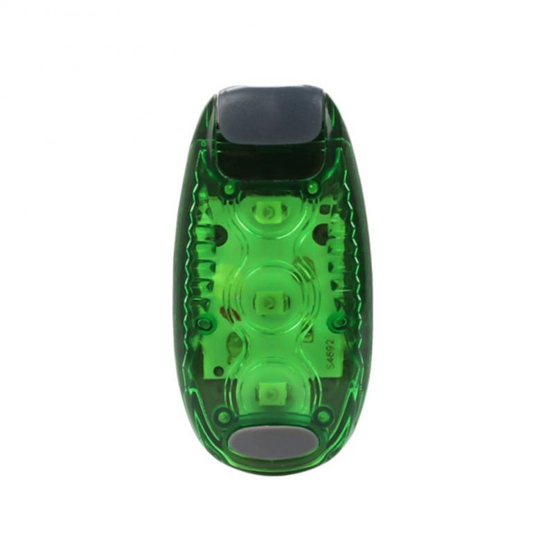 Wielofunkcyjny odkryty mini światło ostrzegawcze wioślarz ogon lekki plecak światło lampka na kask działa światło ostrzegawcze: zielony