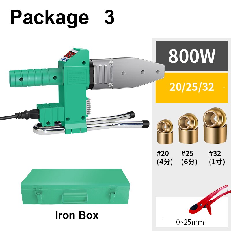Tube Pijp Lassen Machine Verwarming Ppr Pe Pp Pijp Lassen Machine Ppr Lasmachine Plastic Lasser: upgradePackage 3