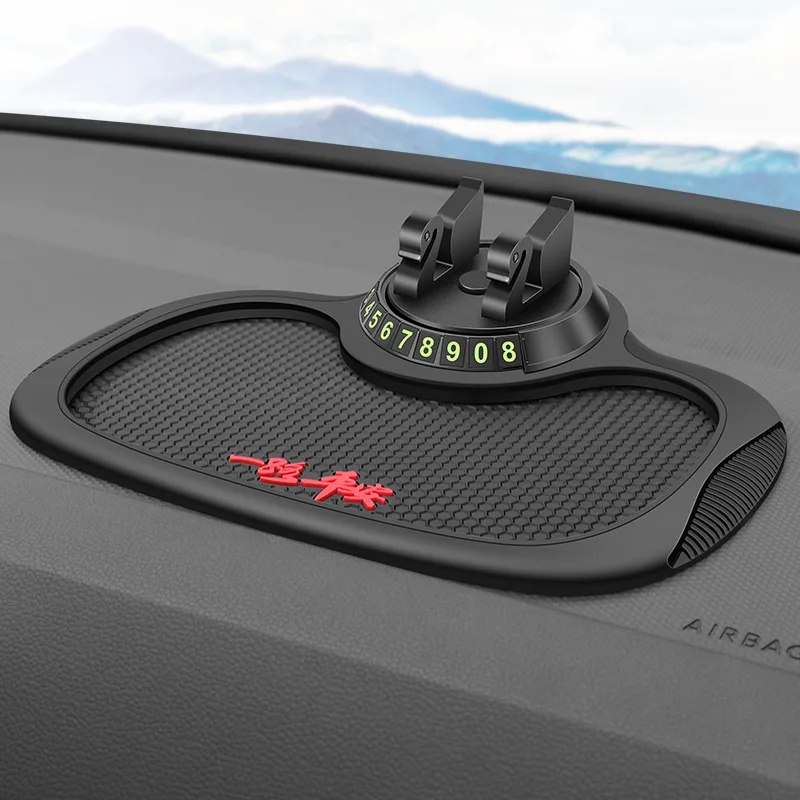 Auto Anti-Rutsch-matt Auto Telefon Halfter Nicht Unterhose Klebrige Anti Rutsche Multi-funktionale Bindestrich Telefon Halterung Silikon Armaturenbrett Auto Pad matt: Grau