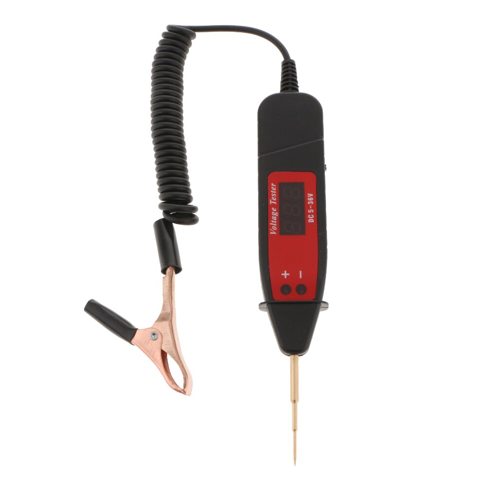 5-36V Auto Elektrische Schaltung Test Stift Digitale Elektrische Spannung Power Test Stift Sonde Auto Spannung Tester Test stift Für Auto Boot