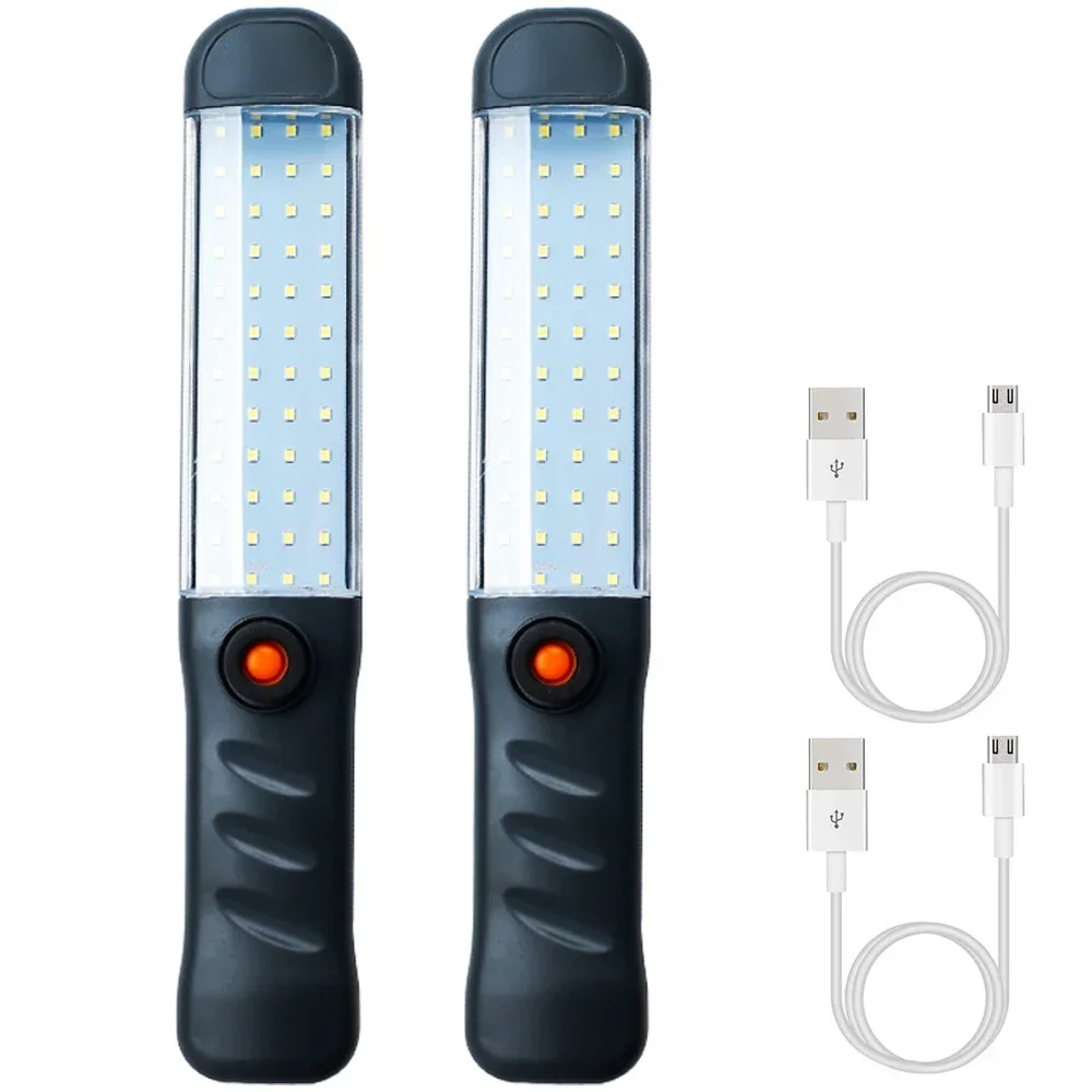 Krachtige campinglantaarn Handschijnwerper LED-werklamp USB oplaadbare werklamp met magneethaak Werkplaatsreparatieverlichting: changeable
