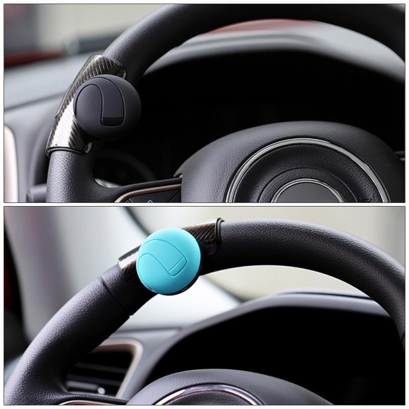 Car Steering Wheel Booster Knob Silicone Steering Wheel Assistive Ball Power Booster Reversing Effort-saving Spinner Universal