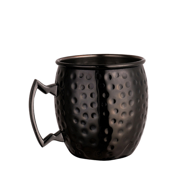 Taza de mula de Moscú de 530ml, vaso de cobre Chapado en cobre martillado para vino, café, oso, para casa, Bar y tienda: 03