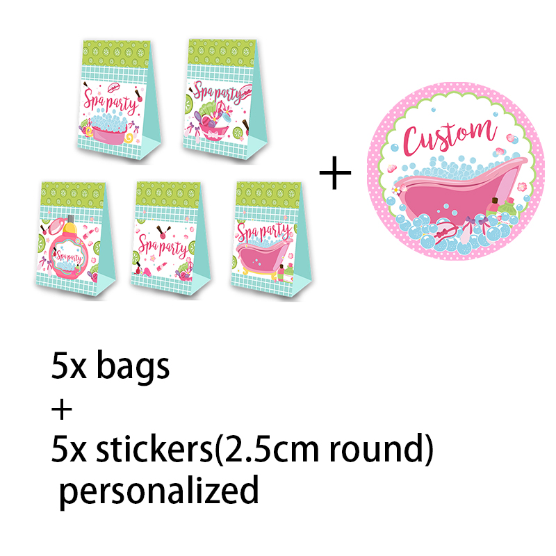 SPA Theme Party Favor Popcorn Box Candy Box Box theme Birthday Party Supplies Decoration Party Suppli: Candy Box-G-5PCS