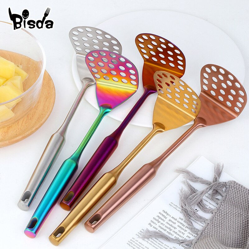 Pomme de terre Masher inox purée poussoir ustensiles de cuisine fruits légumes broyeur deux styles Presser Gadget de cuisine