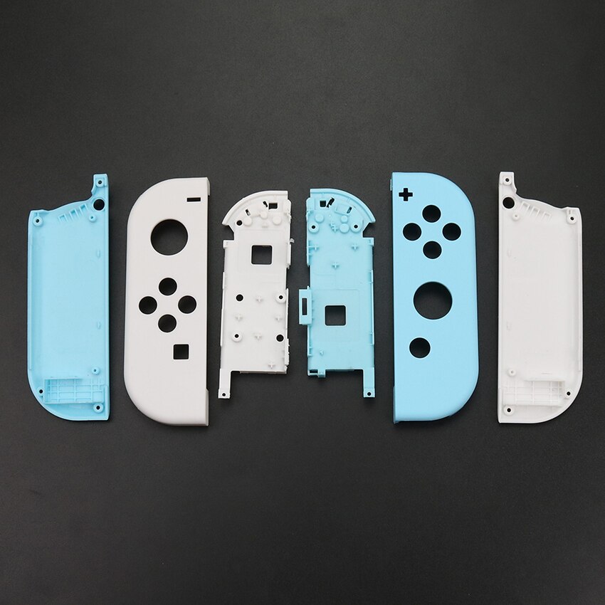 JCD 1Set Plastic Hard Shell For Nintend Switch Joy-Con Controller for NS NX Joy Con White Blue Green Housing Shell Case Cover: 010