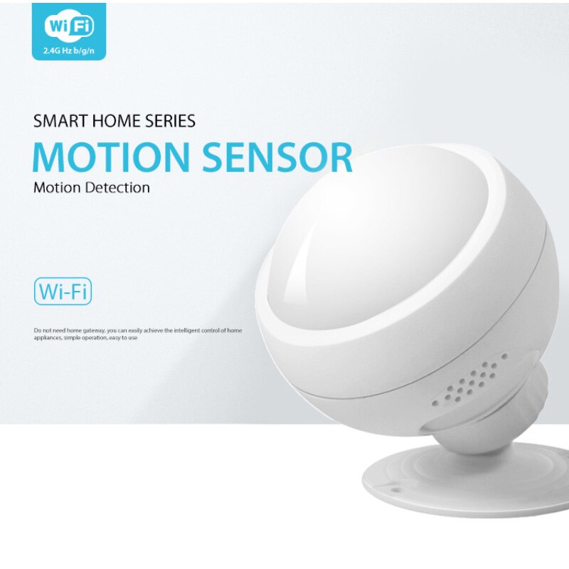 WiFi Smart Motion Sensor PIR Motion Sensor Tuya/Smart Life APP Works With Alexa Google Home for Smart Home Automation Support