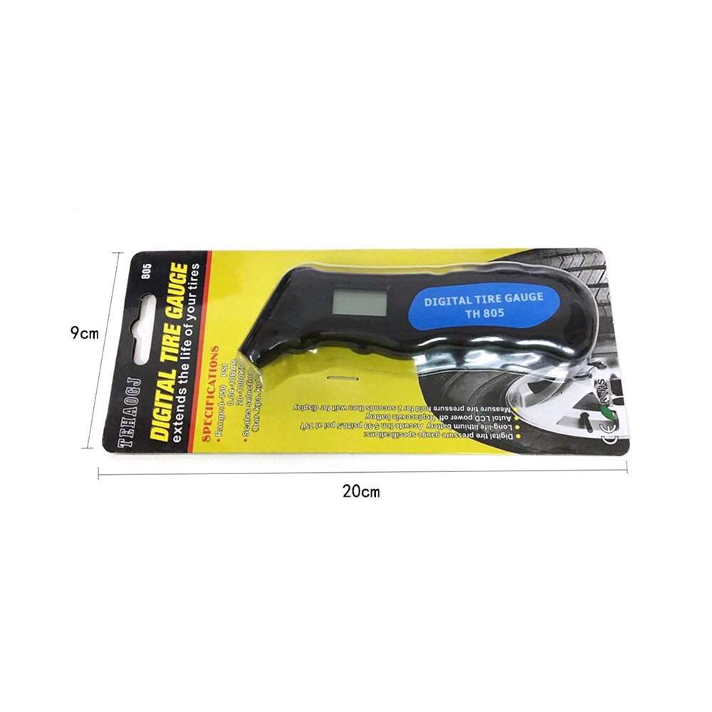 TH805 Tire Pressure Gauge Meter PSI Digital Car Tyre Air Pressure Monitoring System TPMS Tester Tool Auto Truck Motorcycle