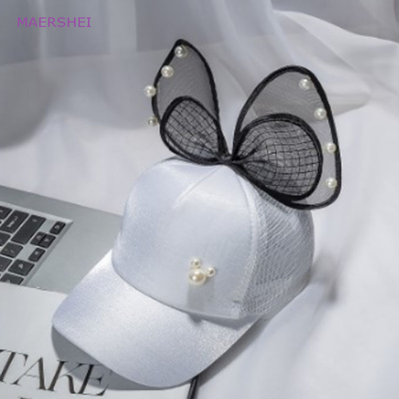 Maershei børn baseball kasket perle net cap casquette pige kasketter snapback