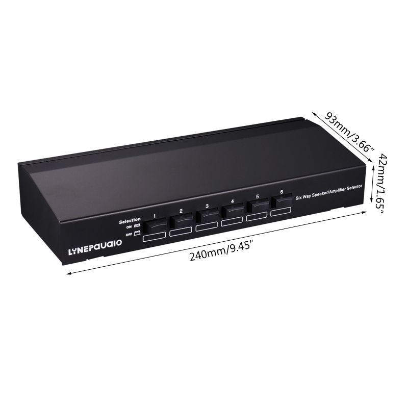 Multiple Amplifier/Receivers Speaker Bidirectional Selector Amplifier Switcher Multiple Pairs of Speaker