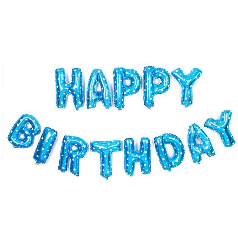 16-inch Geburtstag Paket Ballon Englisch Brief Set Aluminium Ballon geburtstag luftballons geburtstag party dekorationen erwachsene: A8A13