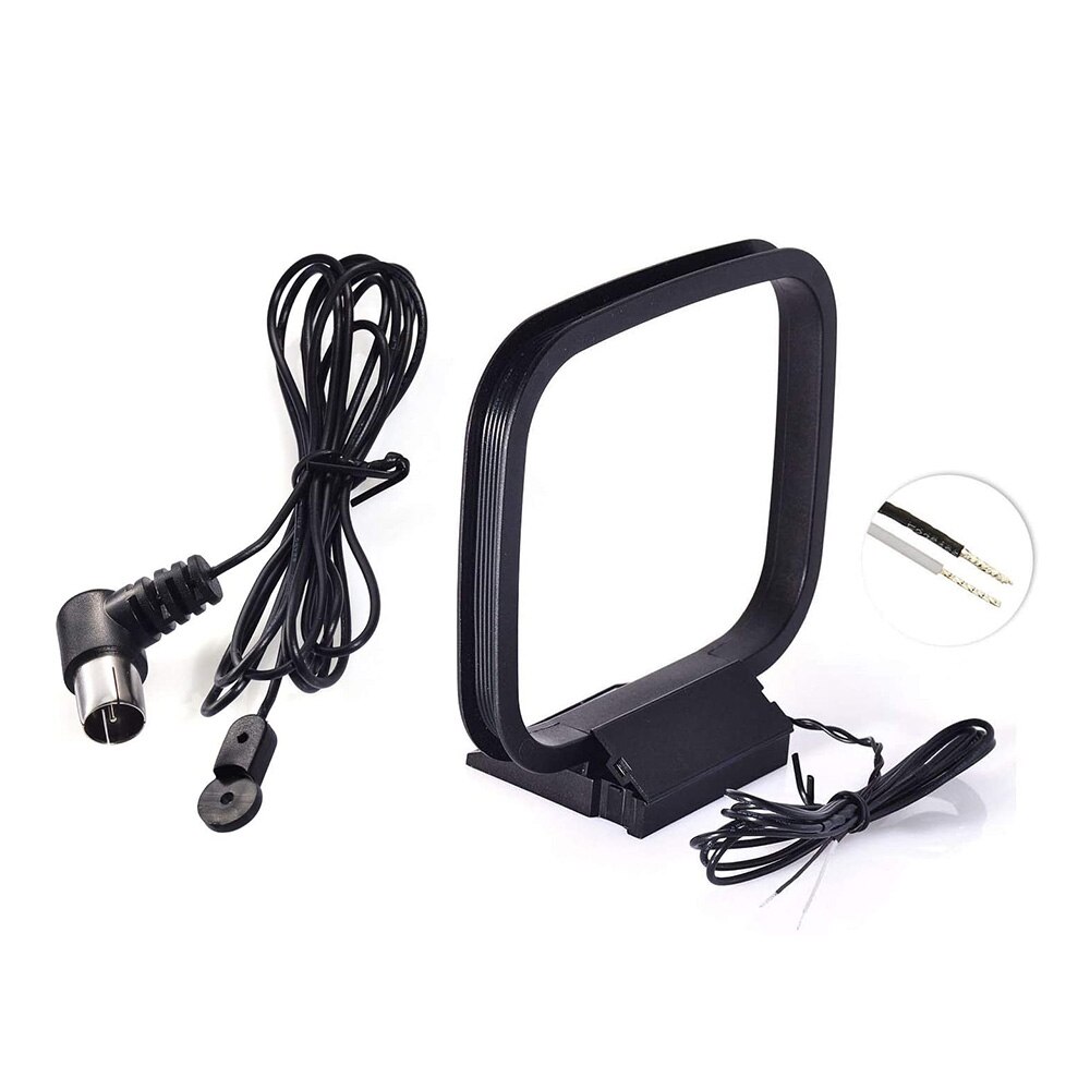 Eightwood 75 om FM rano antena pętli dla Denon pionier Onkyo Yamaha Marantz kryty HD radio FM radio Bluetooth stereofoniczny odbiornik