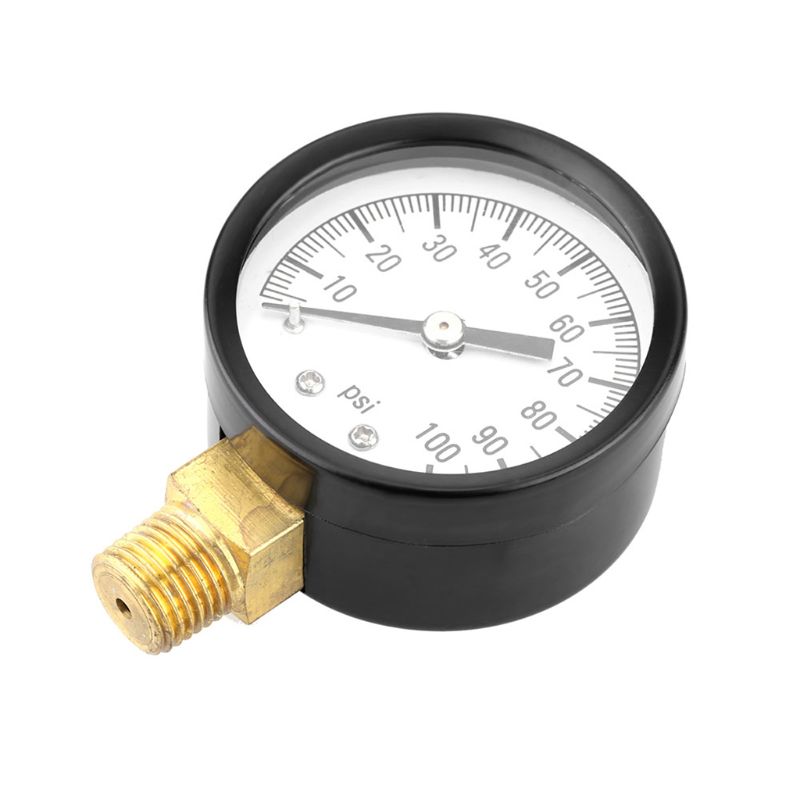 0-100 PSI 1/4" Well Pump Pool Spa Filter Water Pressure Gauge Low Lead Side Mount L29K