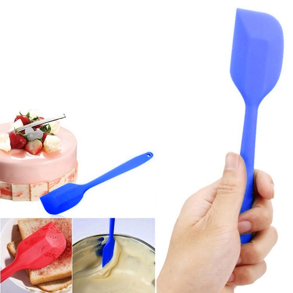 Cocina casera de silicona Flexible Espátulas para tarta espátula para crema herramienta de cocción y horneado