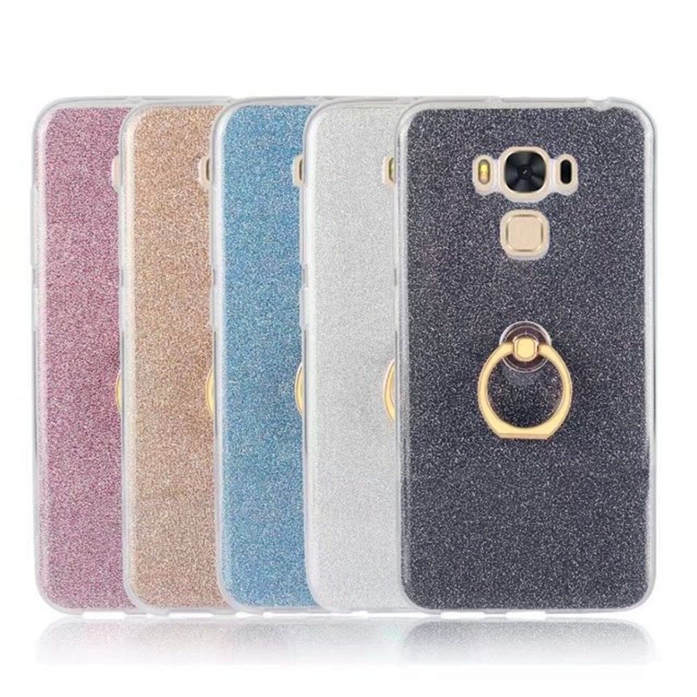 Funda de teléfono ultrafina suave TPU Gel Original con anillo de dedo para ASUS ZenFone 3 MAX ZC553KL MAX ZC520TL ZE552KL ZE520KL