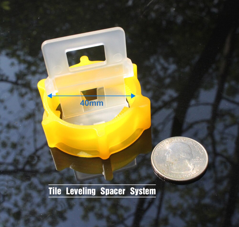 Tile Leveling System 50Pcs Pad Spacers Strap 50Pcs Balance Caps Tile Leveling System With Cleaning And Washing Sponge