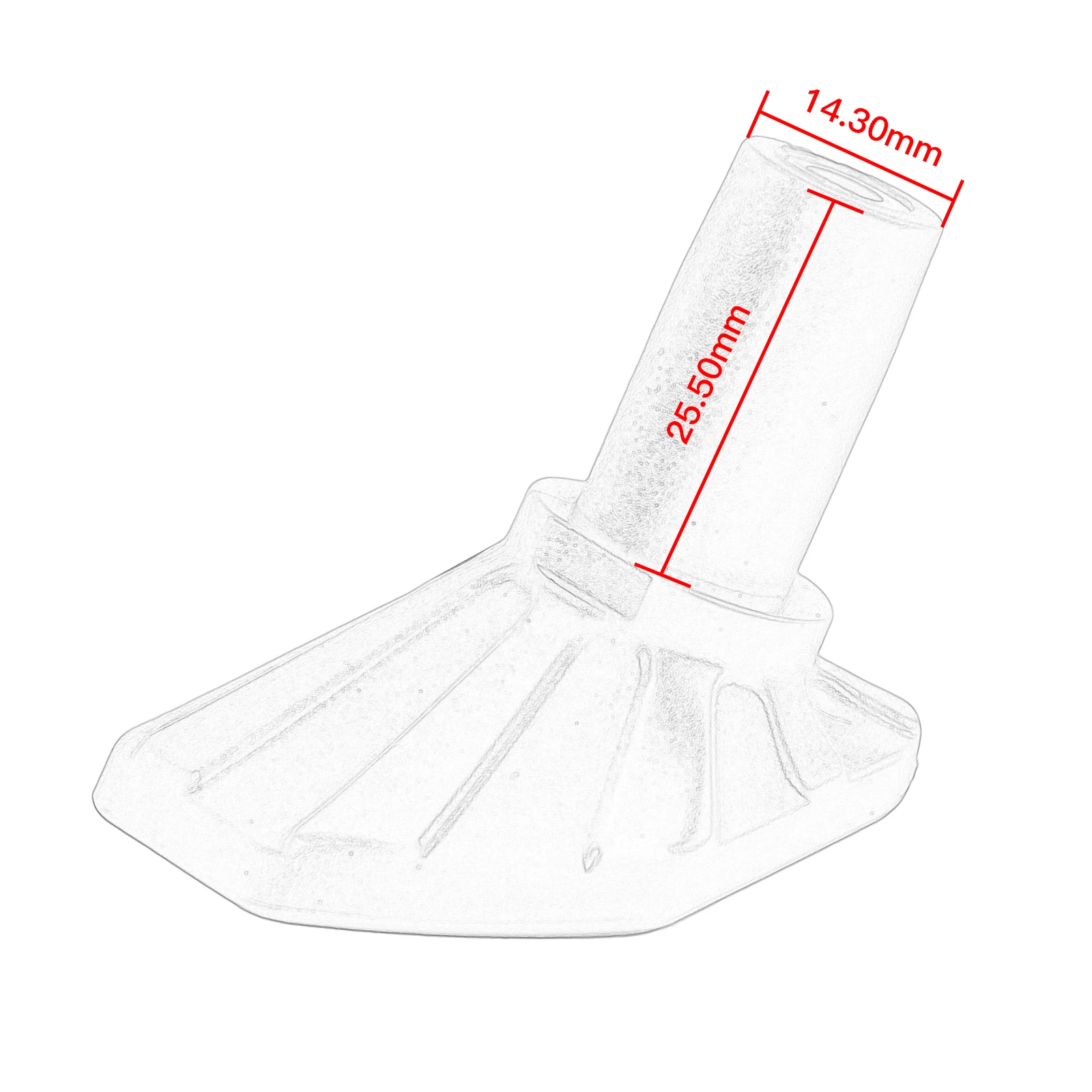 Soporte lateral de plástico ABS para motocicleta, Base de soporte para 125 200 250 300 350 450 500 530 XC EXC XCW XCF
