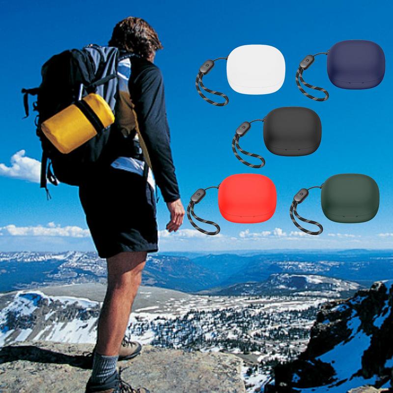 Stofdichte Hoes Voor Soundcore P20i Oplaaddoos Beschermhoes Zachte Siliconen Hoes Draadloze Oortelefoon Hoes Hoes Met Lanyard