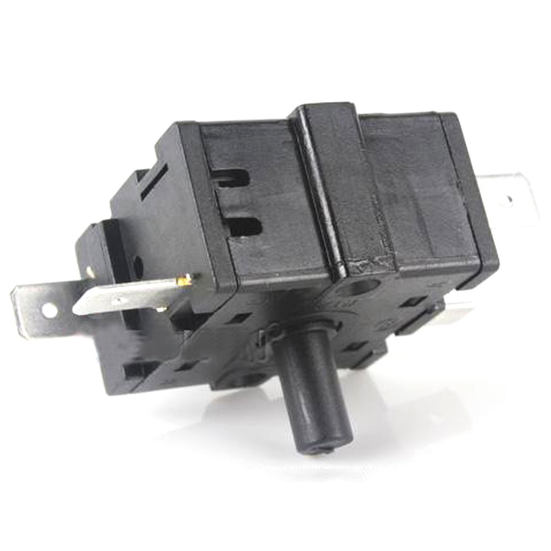 16A 3Pin 5Pin Ac Elektrische Kachel Pookknop Schakelaar 4Gear Draaiknop Thermostaat Schakelaar 3 Versnelling Temperatuur Schakelaar 250V