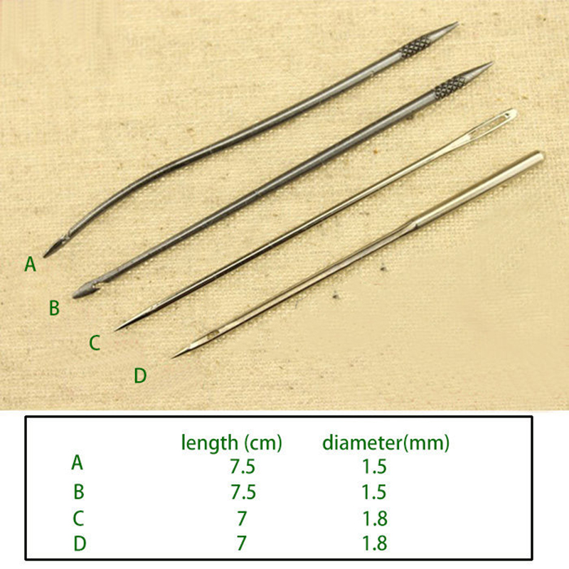 Leather Sewing Needle Kit Fix Tool Needle Kit Canvas Sewing Machine Stitcher Awl