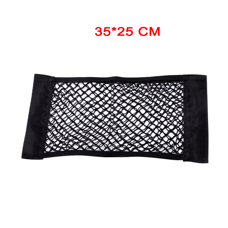 Auto Organizer Car Trunk Net Nylon SUV Auto Cargo Storage Mesh Holder Universal For Cars Luggage Nets Travel Pocket Accessories: 35  25