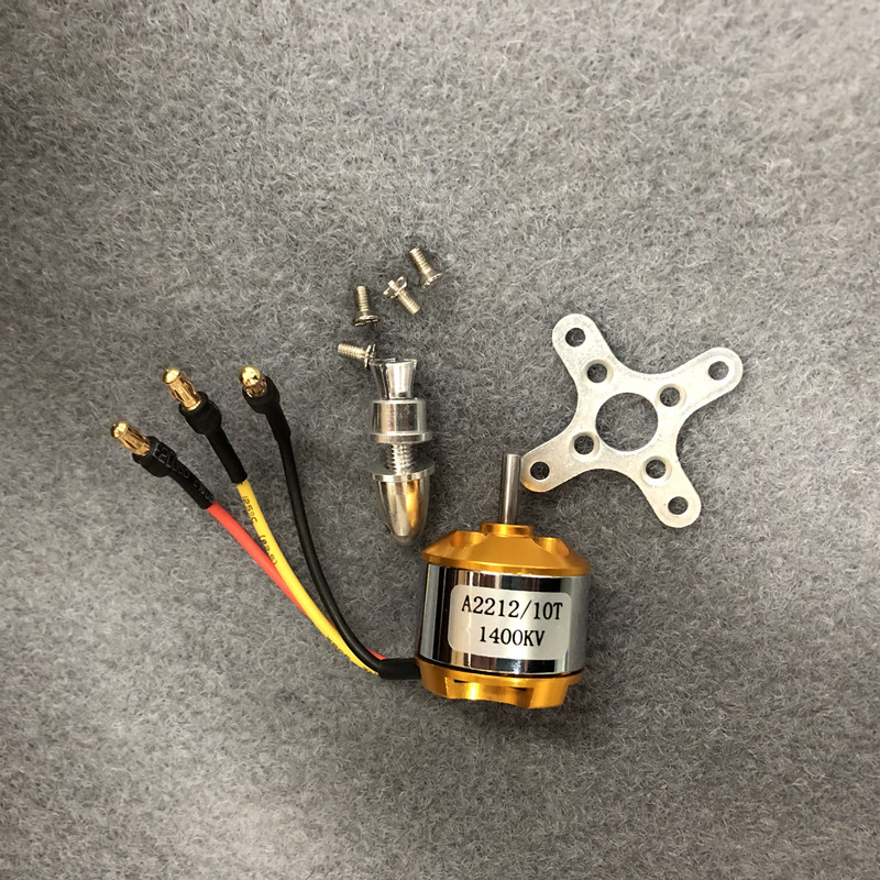 1pcs A2212 Brushless Motor 930KV 1000KV 1400KV 2200KV 2450KV 2700KV For RC Aircraft Plane Multi-copter Brushless Outrunner Motor: KV1400