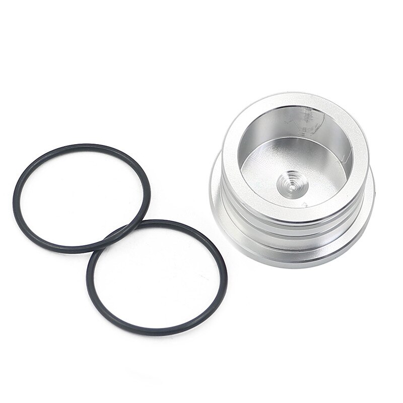 Dewhel Billet Turbo Mouth Piece Resonator Plug and O ring Cover Cap For Chevy 2004.5 Duramax Diesel LBZ LLY LMM