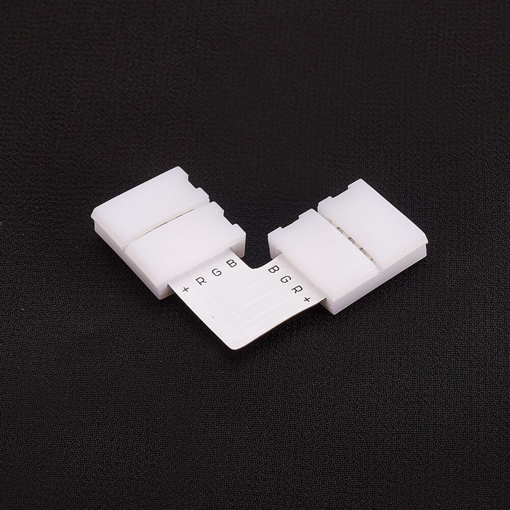 2/4 Pin 8/10Mm L Vorm/Cross Vorm Led Connector Enkele Kleur/Rgb Led Strip Connectors hoek Connectors Voor 3528 5050 2835