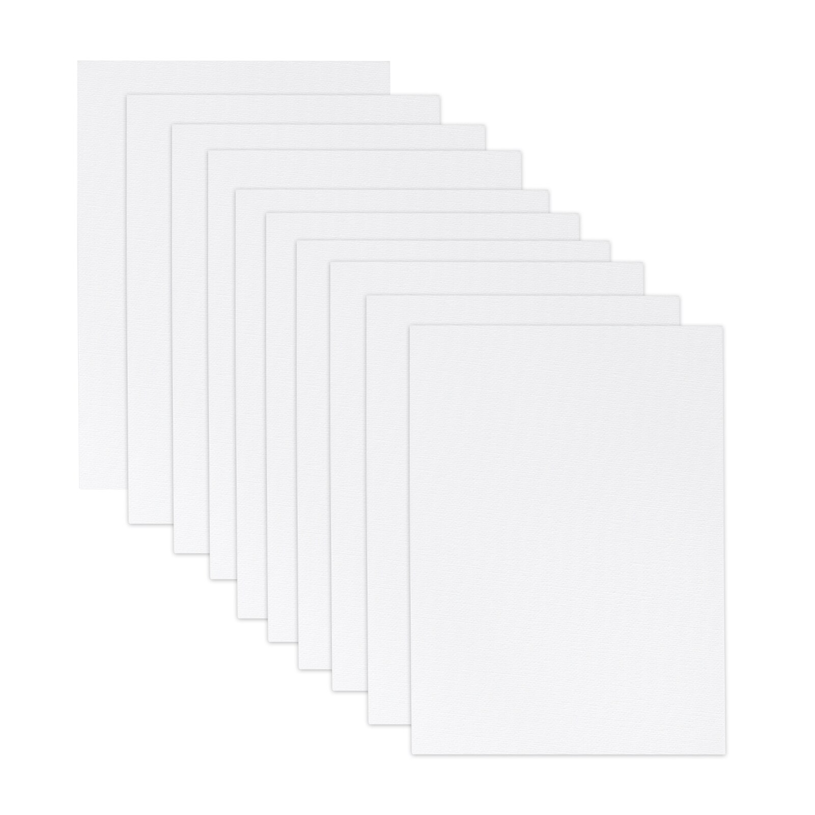 10pcs Canvas Panel Artist Beginner Art Supplies Primed Oil Painting Student White Blank Watercolor Kids Accessories Board