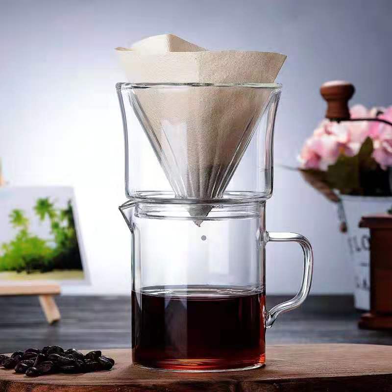 Cold Brew Straight Simple Glass Coffee Cup Sharing Pot Suitable for Handmade Coffee Extraction Exquisite Coffee Pot: style03 400ml