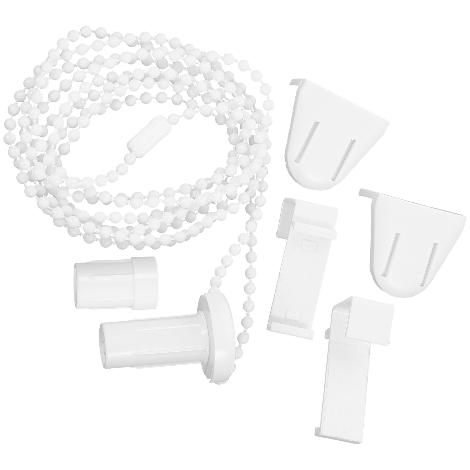 6 stks 17 MM Plastic Rolgordijn Controle Gordijnen Fittings Installeren Thuis Raam Slaapkamer Woonkamer Kantoor Jaloezieën: Default Title