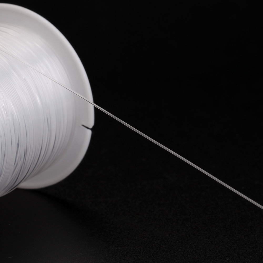 0.2-0.6mm White Fishing Line For Beads Wire Clear Non-Stretch Nylon String Beading Cord Thread For Jewelry Making Supply