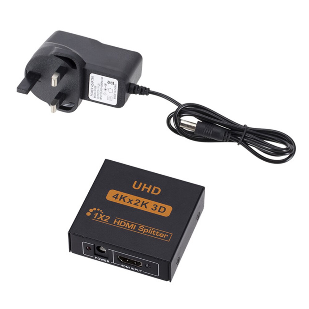 4K Ultra HD 3D UHD Adapter HDMI Splitter Switch Box Switcher: UK Plug
