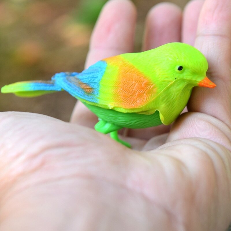 Funny Sound Voice Control Activate Chirping Singing Bird Toy