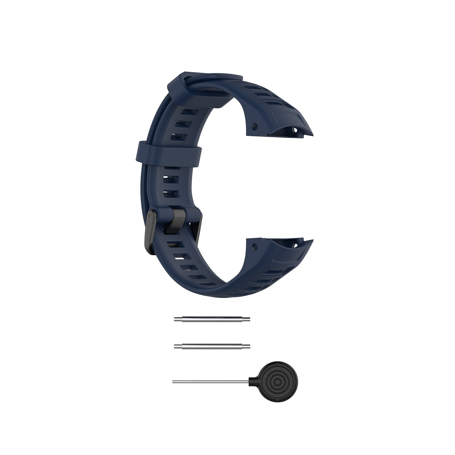 Silicone Wristband For Garmin Instinct Smart Watch Band Strap Replacement Bracelet For Garmin Instinct: Midnight Blue