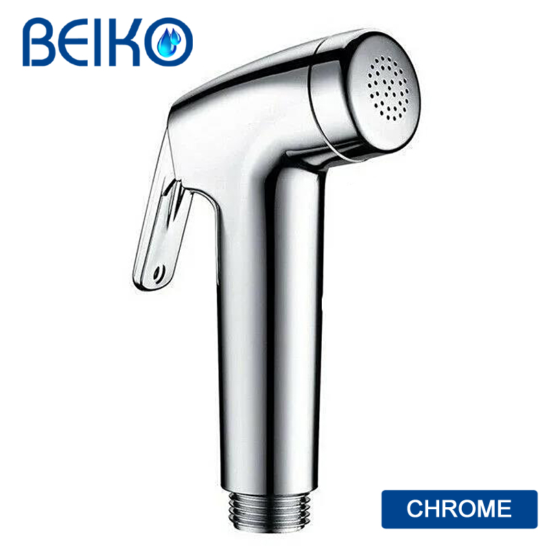 Pvc Handheld Bidet Sproeier Hand Bidet Kraan Voor Badkamer Handspuit Douchekop Zelfreinigende Accessoires: Spray gun-Chorme