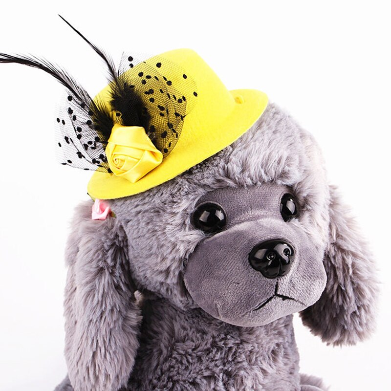 Gorras para perro, gorros multicolores para mujeres, sombreros para mujeres pequeñas y medianas, sombreros de perros para vestir, accesorios de Cosplay para perros y gatos, 25