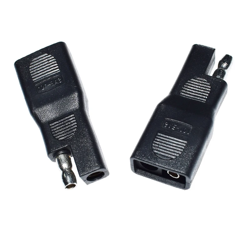 SAE to SAE Polarity Reverse Adapter Connectors SAE Quick Disconnect Extension Cable Plugs for Solar Panel Battery Power Charger: 2 pcs