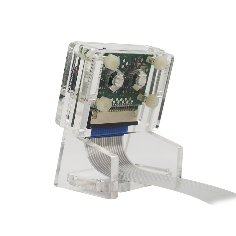 Raspberry Pi 4 5MP Camera Holder Acrylic Support Transparent Bracket Case Box for V2 Official Camera ( not include Camera)