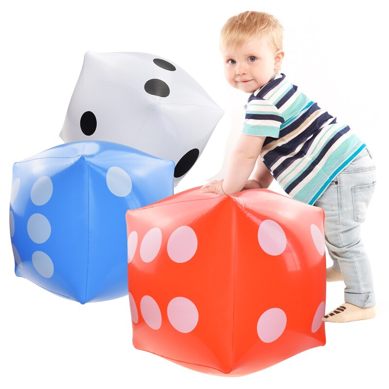 Inflatable Air Number Dice 30*30cm Funny Party Supplies Toys For Children Kids Adults Outdoor Game Play Cube