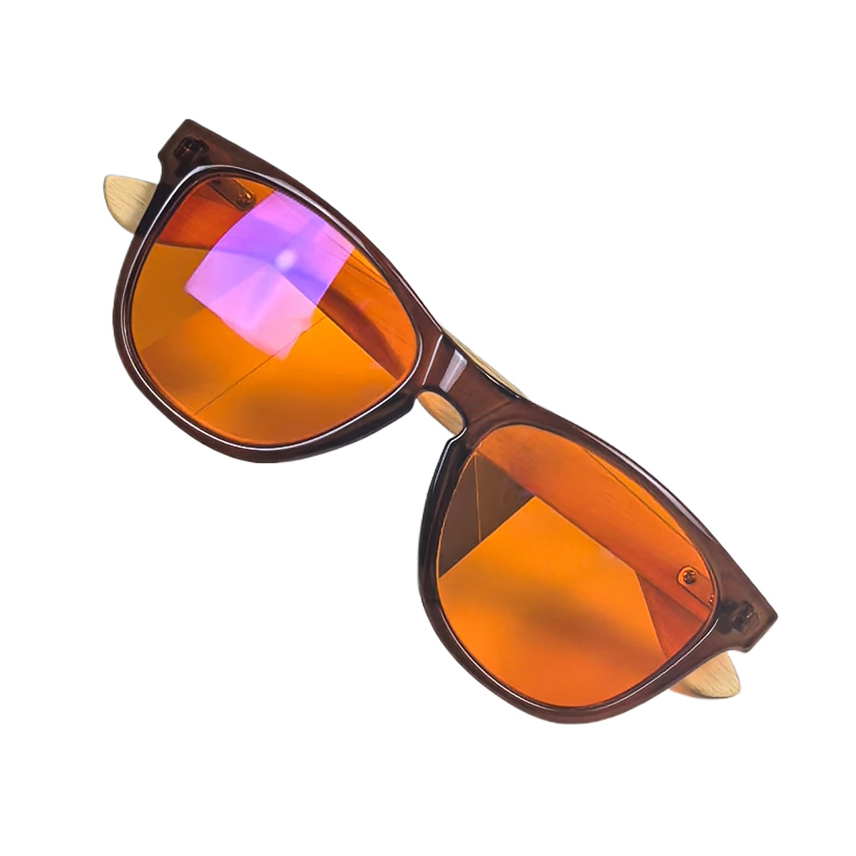 Sinistä valoa estävät lasit punaiset linssit parempaan uneen oranssit linssit pitkäaikaiseen työskentelyyn, ei aurinkolasit ulkokäyttöön