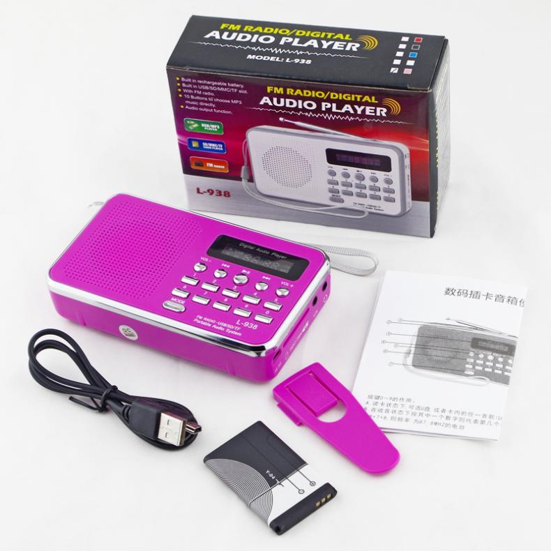 Rolton Draagbare Mini Fm Radio Dab Radio Portatil Am Fm Radyo Muziekspeler Speaker Voor Tf Sd Card Usb Lcd display Zaklamp