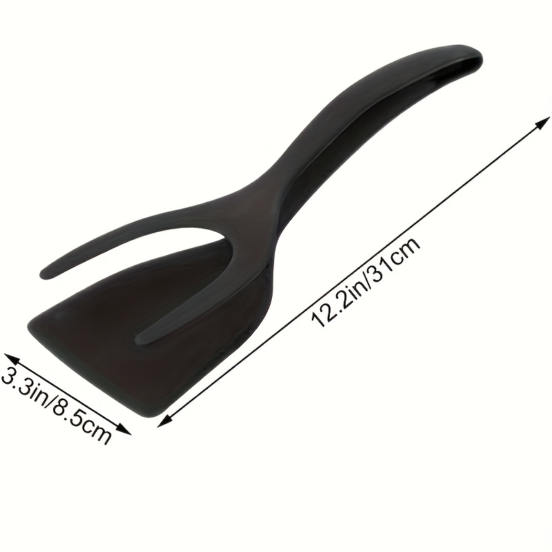 Egg Flipper-spatel, 2-in-1 grip- en flip-spateltang, gebakken eierspatel, spateltang, eierflipper