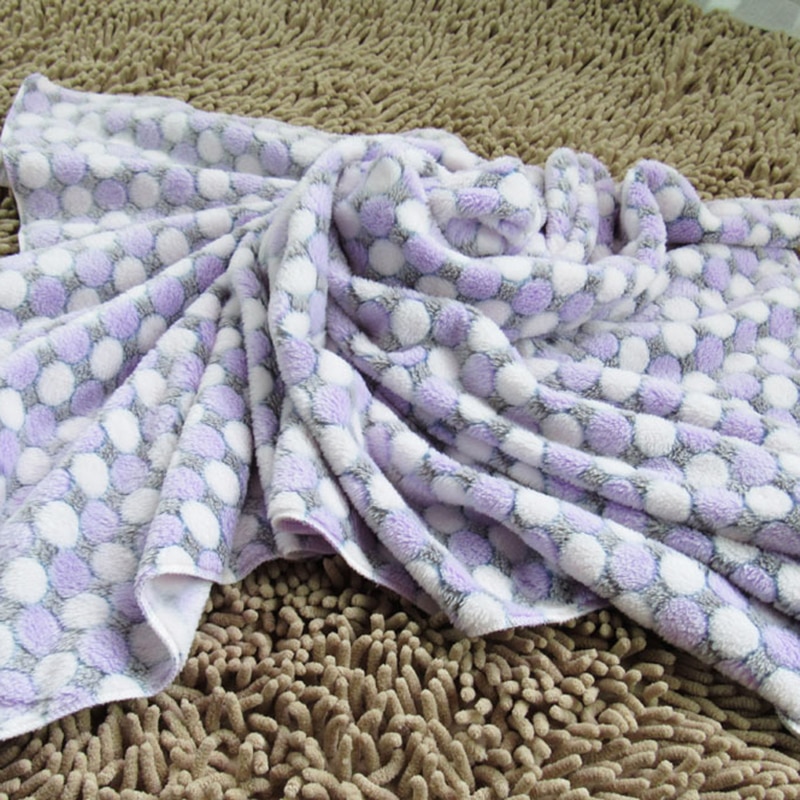 Warm Soft Pet Sleeping Mat Puppy Blanket Dog Kennel Winter Cat Bed Fleece Pad Pet Products for Small Dogs 40S2