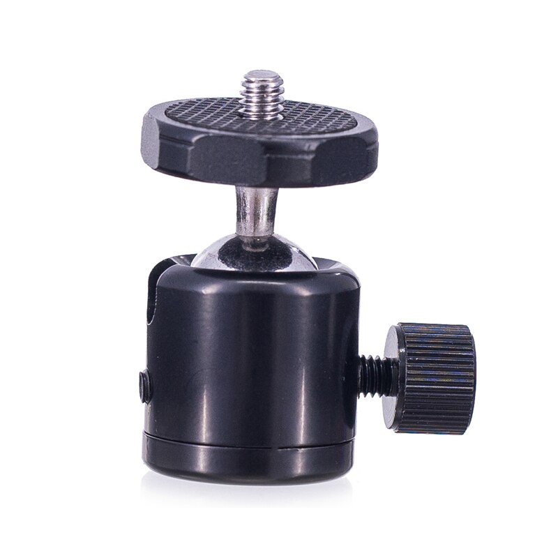 10 stuks/partij mini kogelkop 1/4 " houder voor camerastatief bolvormig universeel micro gegoten kleur metaal klein wolkenplatform