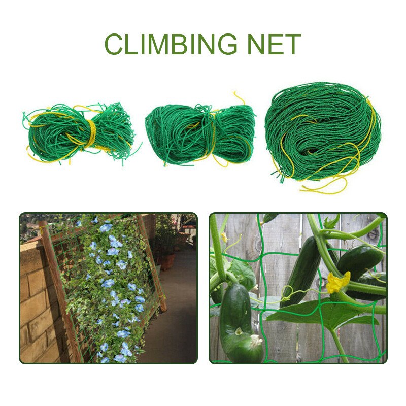 mesh klatrestativ nett hage trellisr nett loofah netting til morgen ære vintre blomster planter nett agurk vinstokk vokse holder