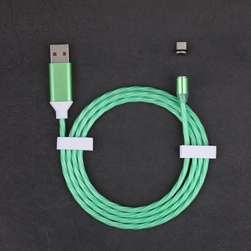 Magnetische datakabel: Voor type c groen